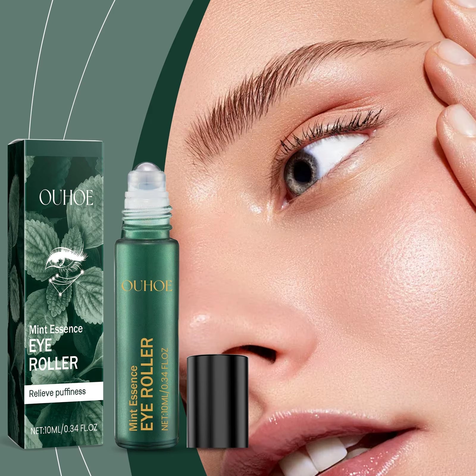OUHOE Mint Essense™ Eye Roller Serum – Dark Circle & Puffiness Corrector