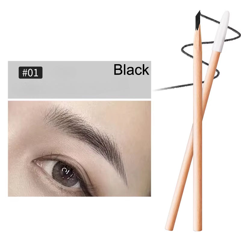 Waterproof Microblading Eyebrow Pencil – Long-Lasting Wooden Tattoo Brow Pen for Natural, Defined, Flawless Arches