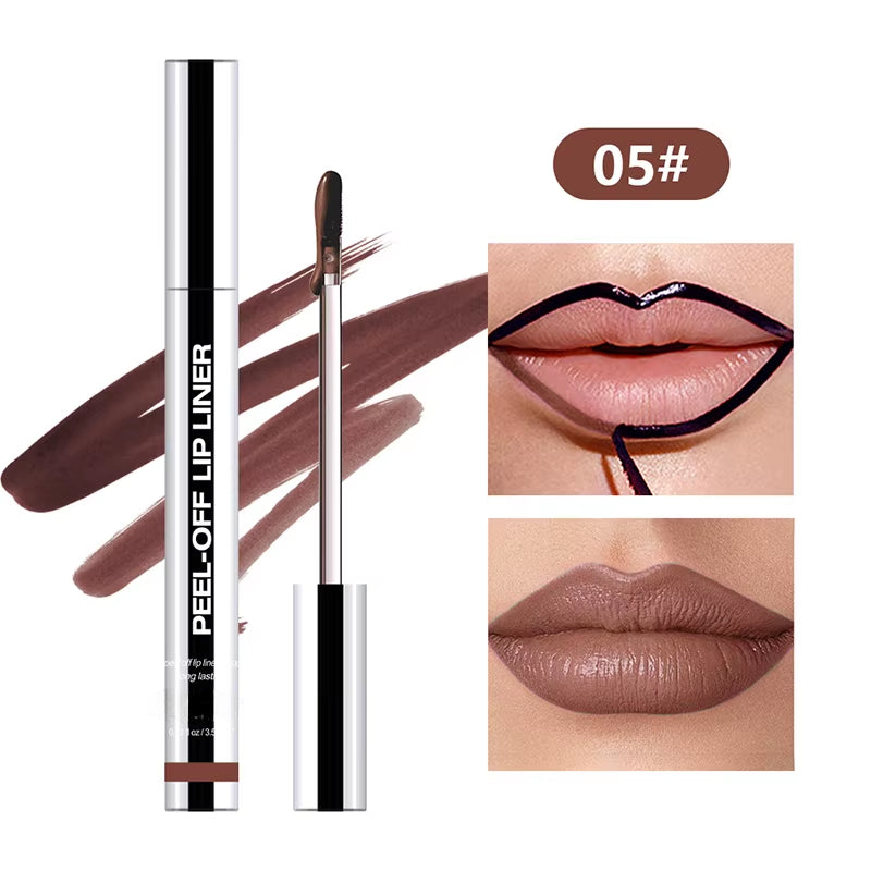 Peel-Off Lip Liner – Waterproof, Long-Lasting Matte Tint & Contour Liner for All-Day Color