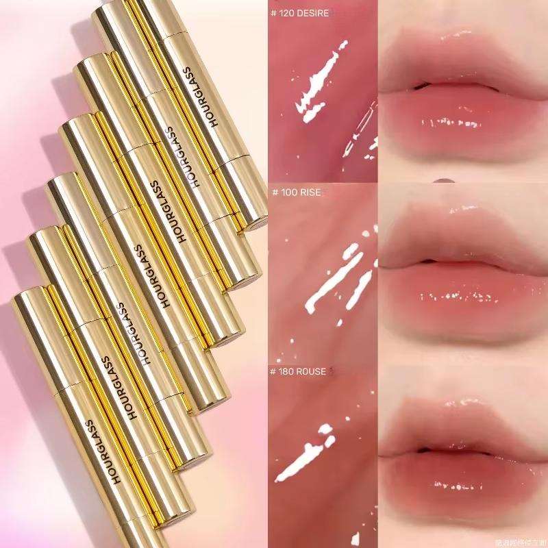 Hour Glass Gold Mirror Tube Moisturizing Lip Glaze